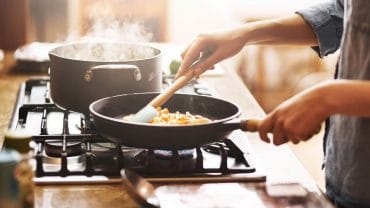 preparo de receitas funcionais no fogão