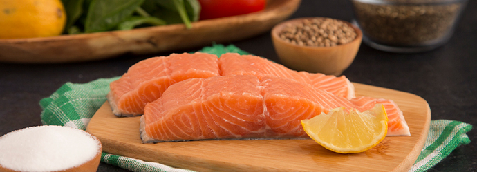Salmão é fonte de vitamina B6